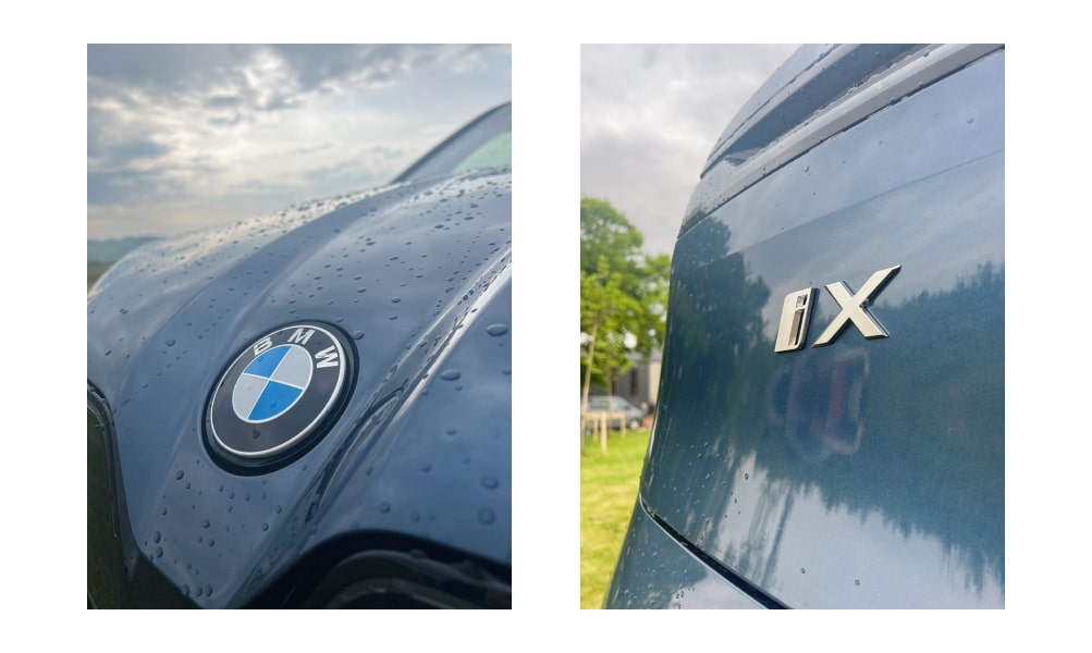BMW iX badges