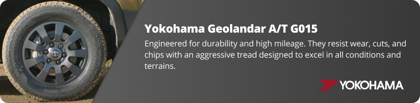 Yokohama Geolandar A/T G015 tyres