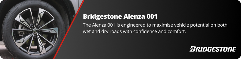 Bridgestone Alenza 001 Tyre Talk Banner