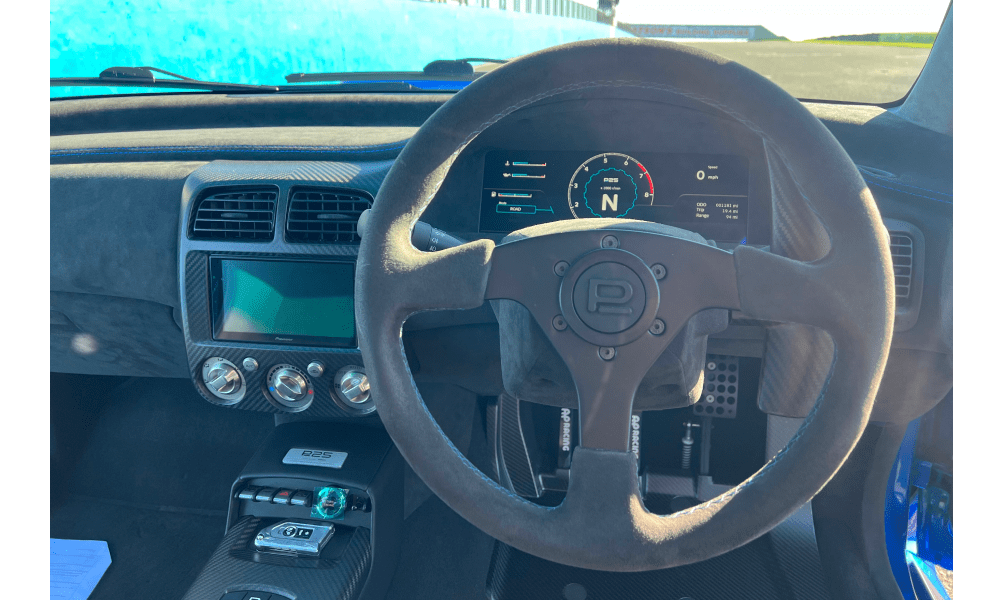 Cockpit of Prodrive P25