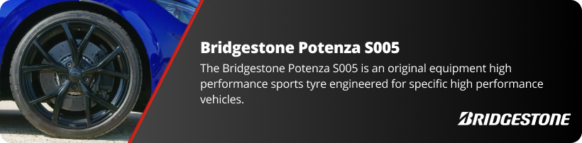 Bridgestone Potenza S005 Tyre Talk Banner