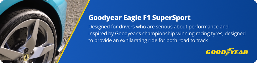 Goodyear Eagle F1 SuperSport Tyre Banner